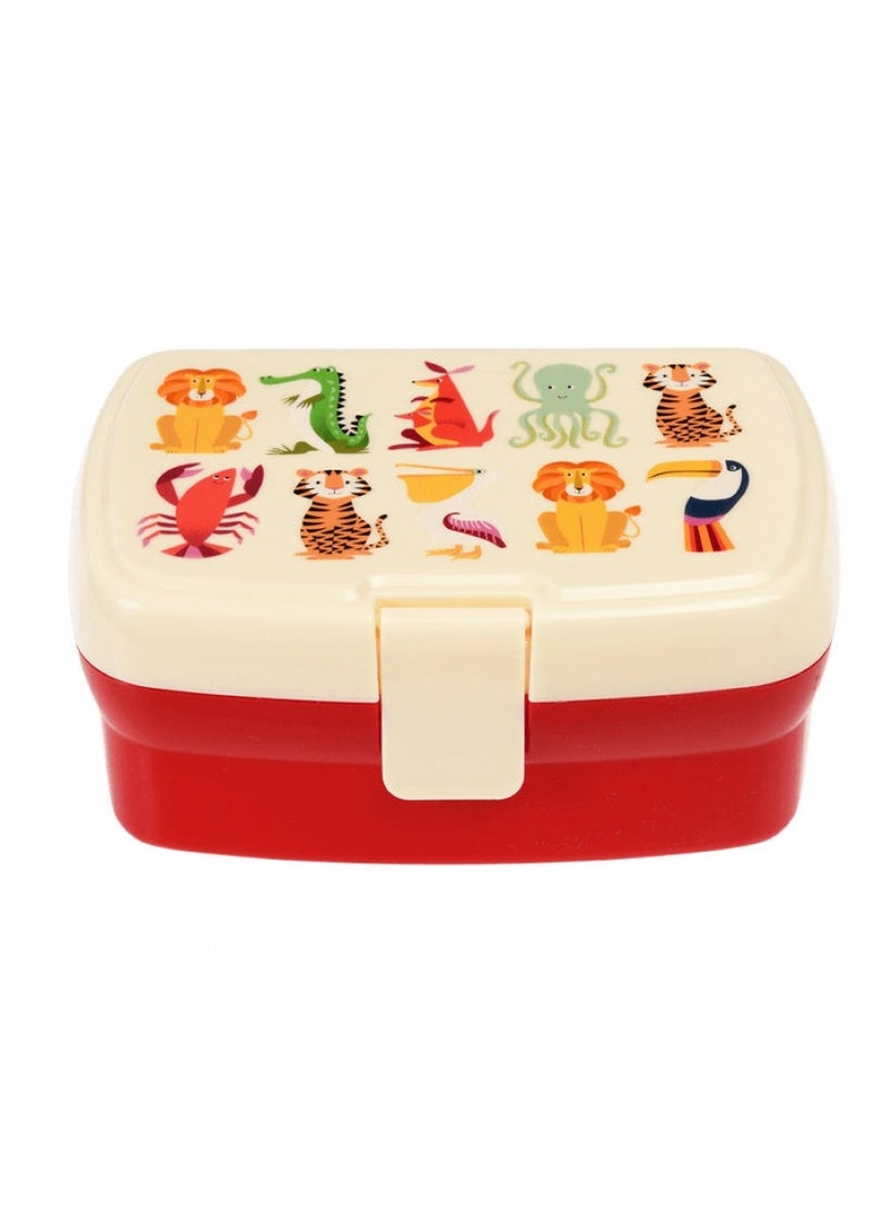 Rex London Colourful Creatures Lunch Box With Tray